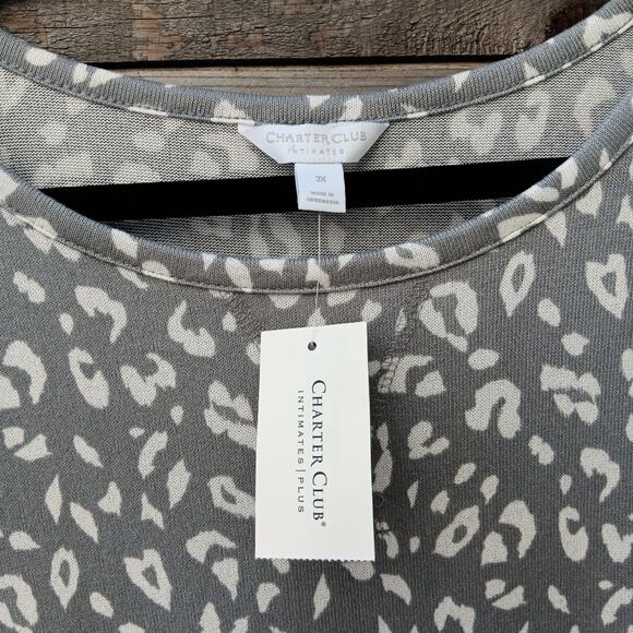 NWT Charter Club Intimates Plus Sleepwear Size 3X - Picture 6 of 8